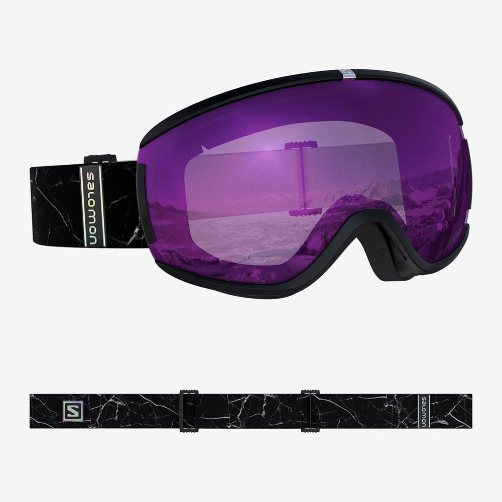 Salomon Israel IVY MARBLE - Mens Goggles - Black (UAGC-10432)